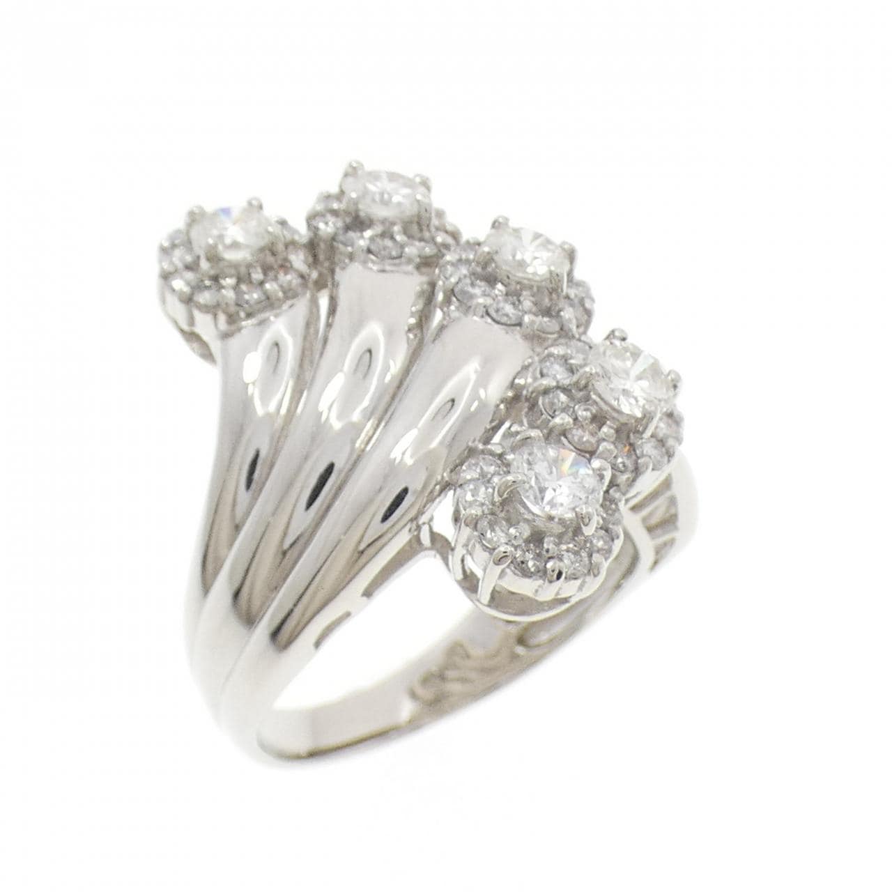 PT900 ダイヤモンド リング 1.64CT