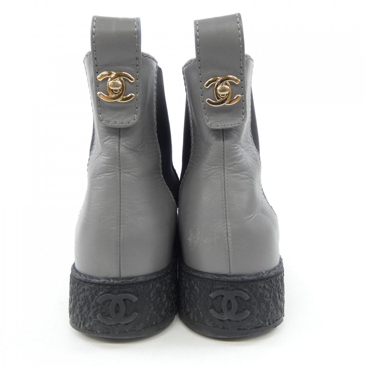 シャネル CHANEL アンクルブーツ ターンロック G37927X56283 ブーツ