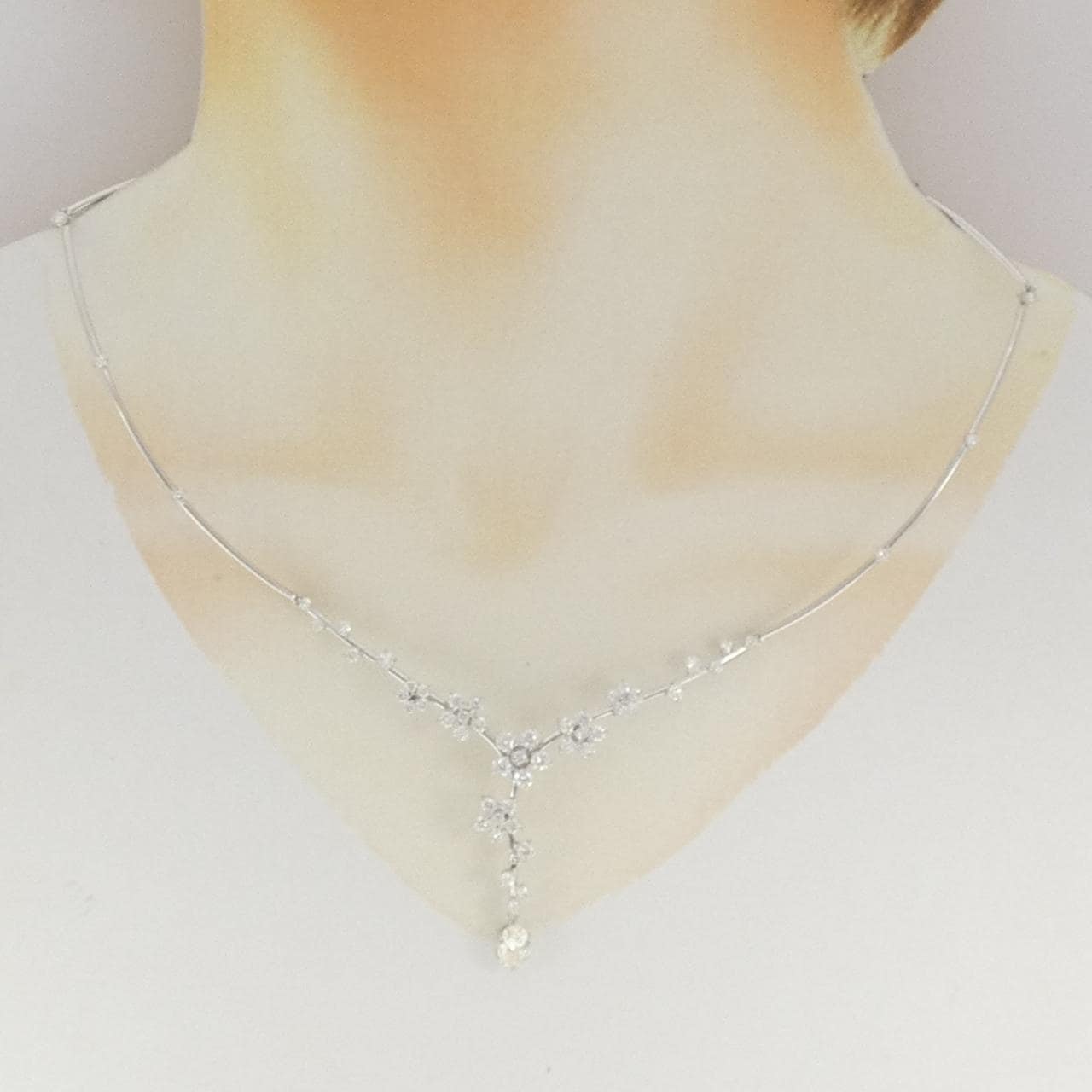タサキ ダイヤモンド ネックレス 0.88CT