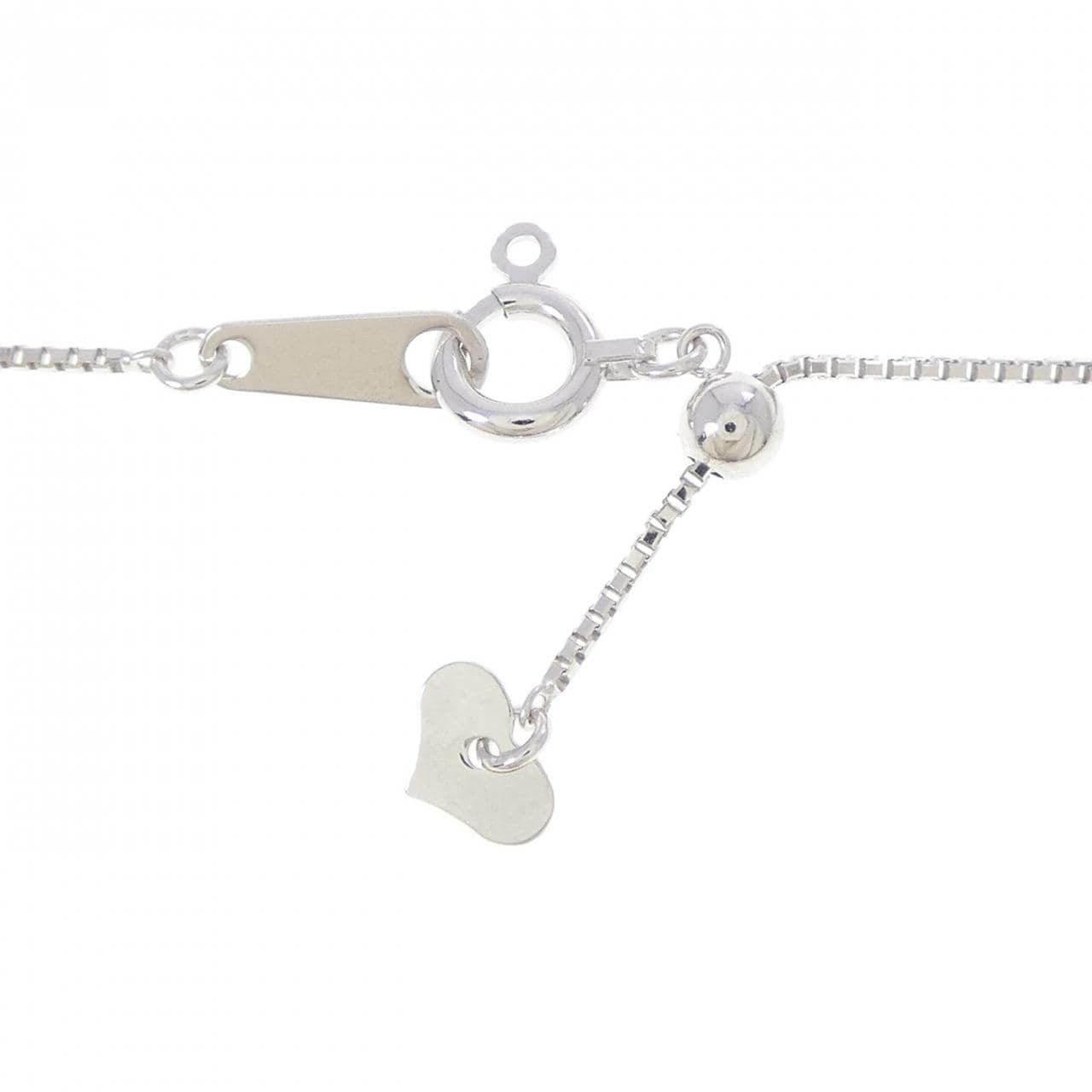 K18WG ダイヤモンド ネックレス 0.45CT