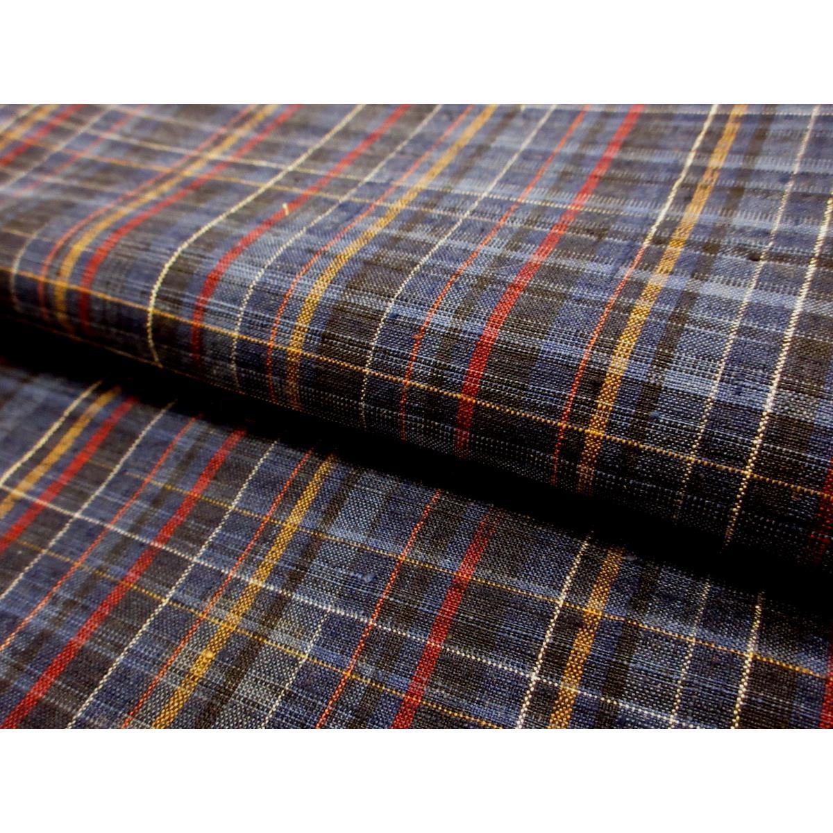 【未使用品】紬　端布付【郡上紬】