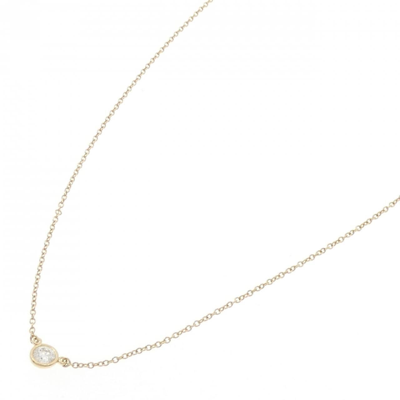 ティファニー バイザヤード ネックレス 0.19CT I VVS1 EXT