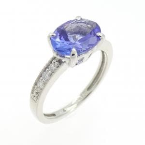 K14WG タンザナイト リング 1.16CT