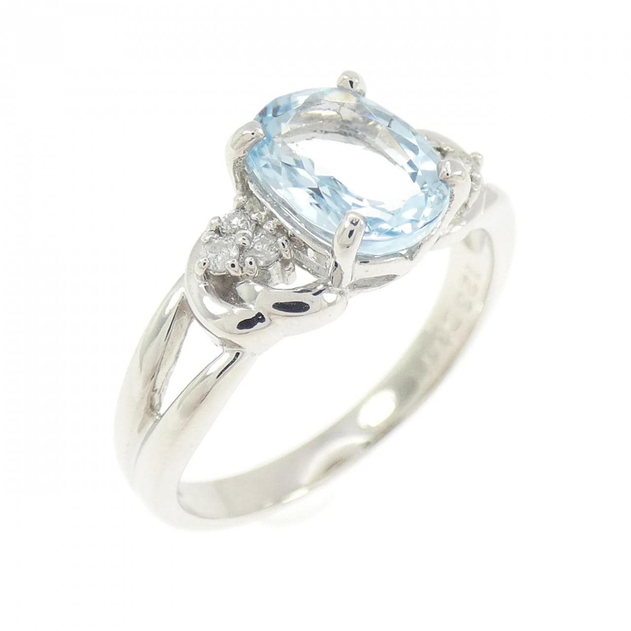 PT850 アクアマリン リング 1.23CT