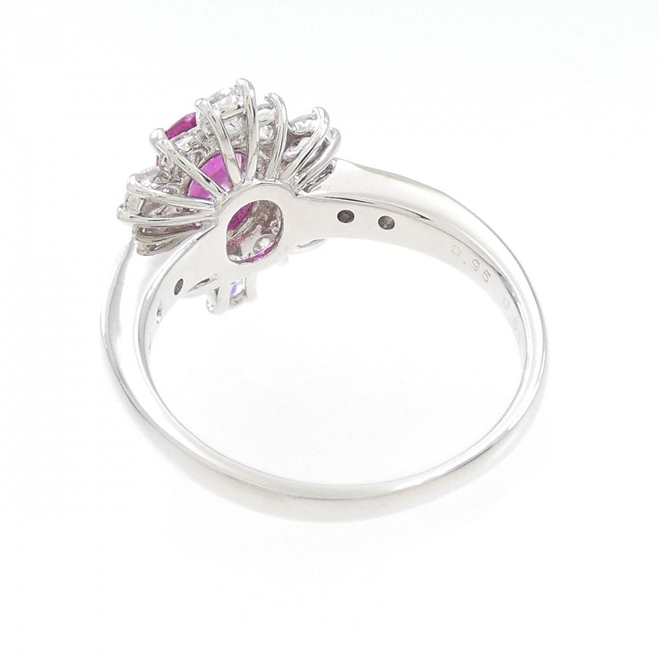 PT ルビー リング 0.95CT