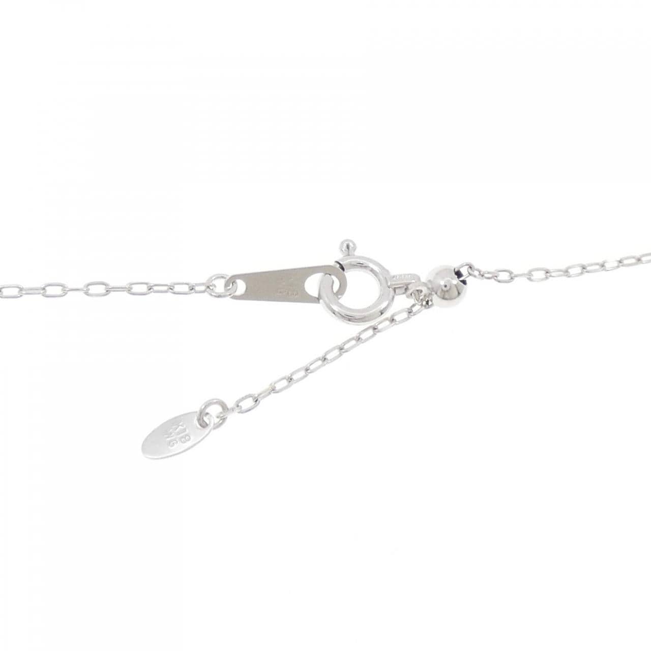 K18WG ダイヤモンド ネックレス 0.305CT