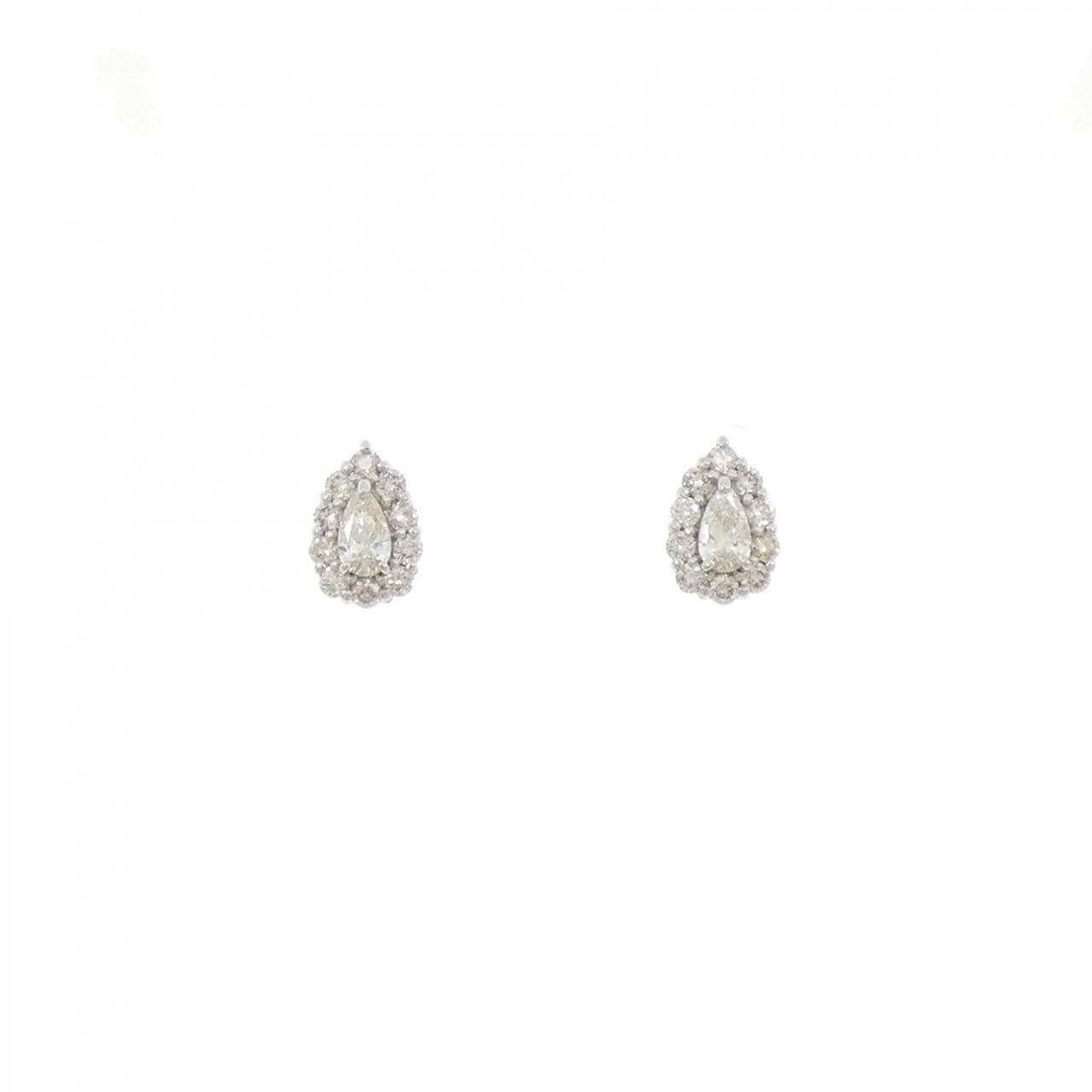 【新品】PT900 ダイヤモンド ピアス 0.30CT