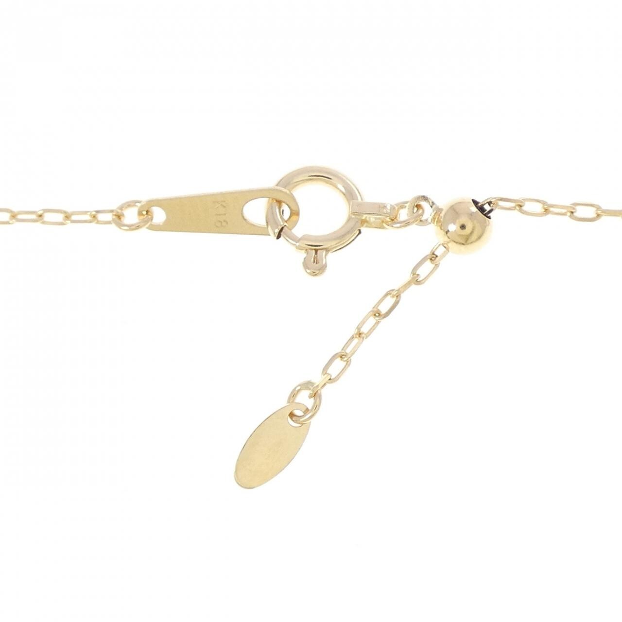 K18YG クロス ダイヤモンド ネックレス 2.08CT