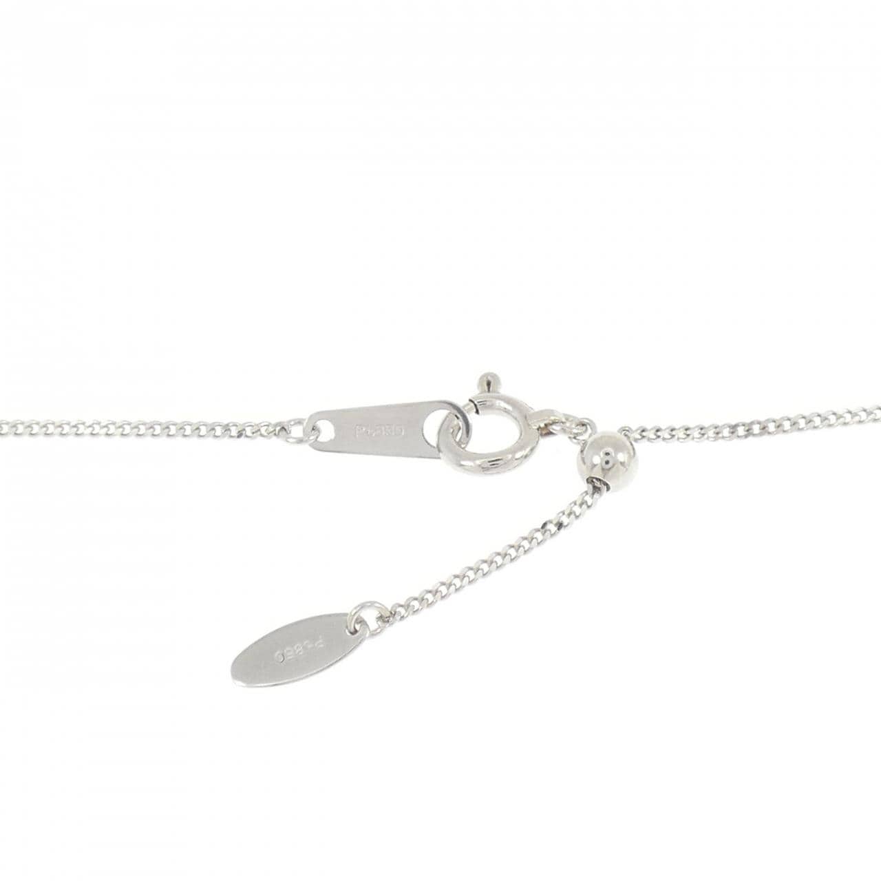 PT900/PT850 ガーネット ネックレス 1.35CT