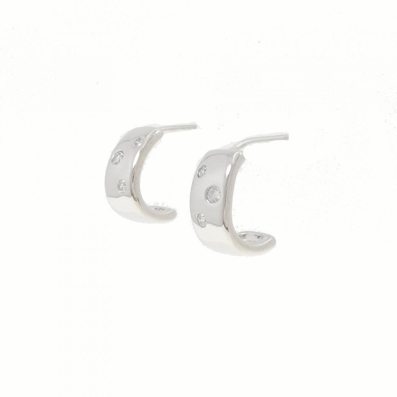 PT/PT900 Diamond Earrings 0.08CT