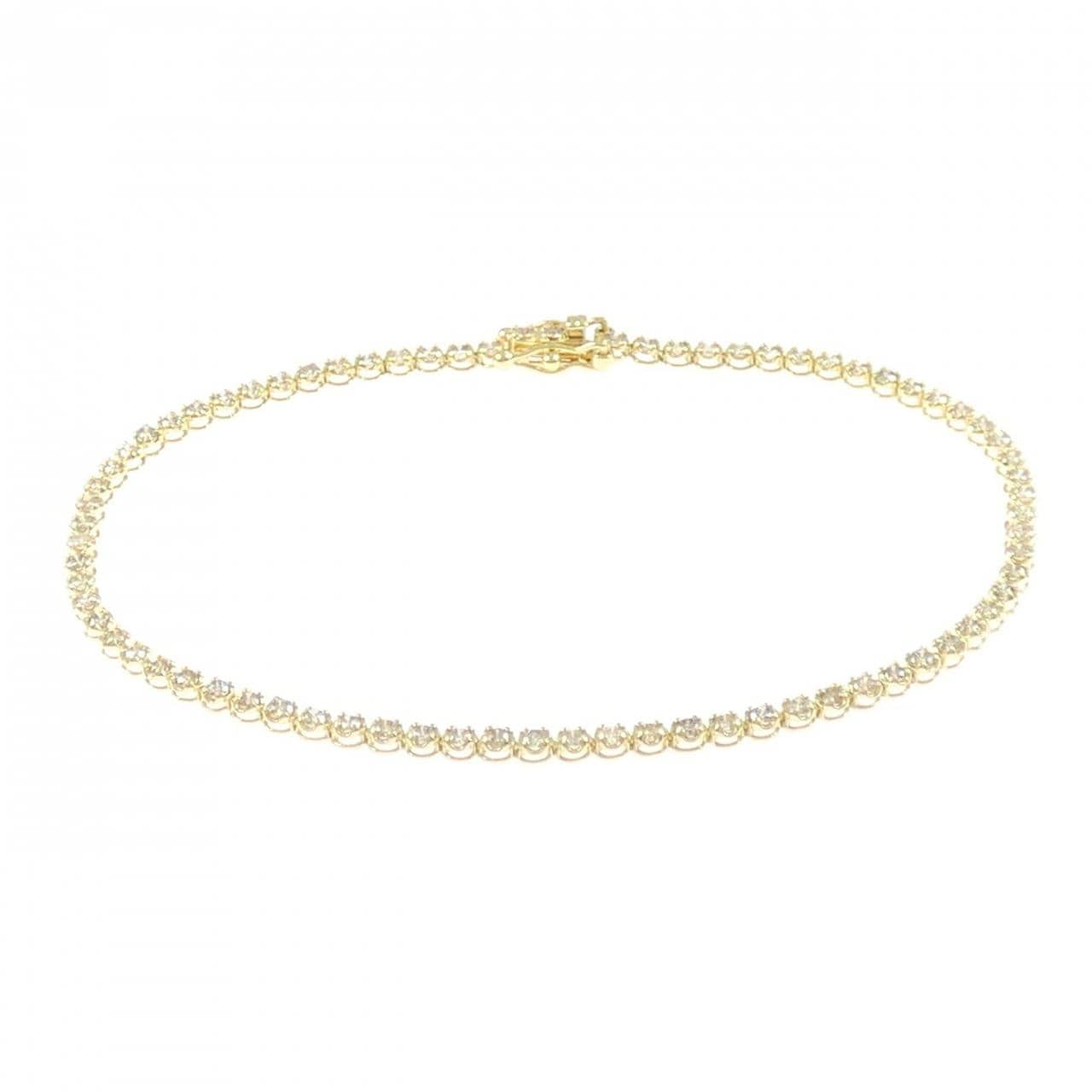 K18YG ダイヤモンド ブレスレット 1.00CT