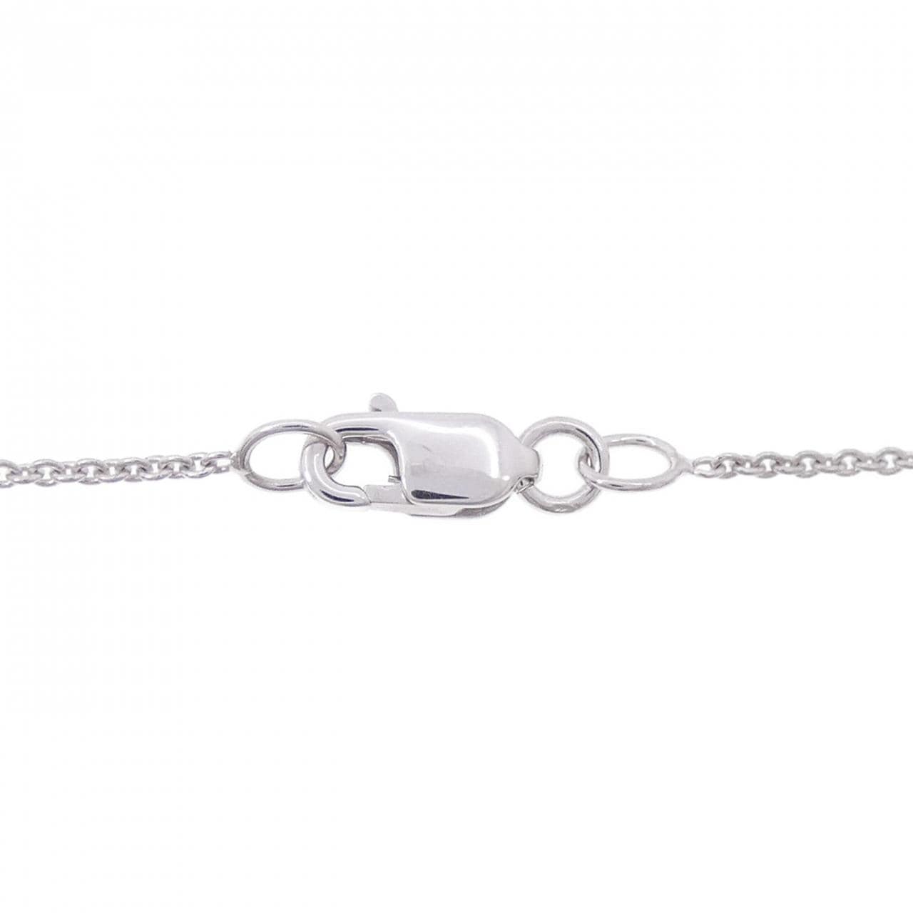 K18WG ハート ダイヤモンド ネックレス 0.25CT