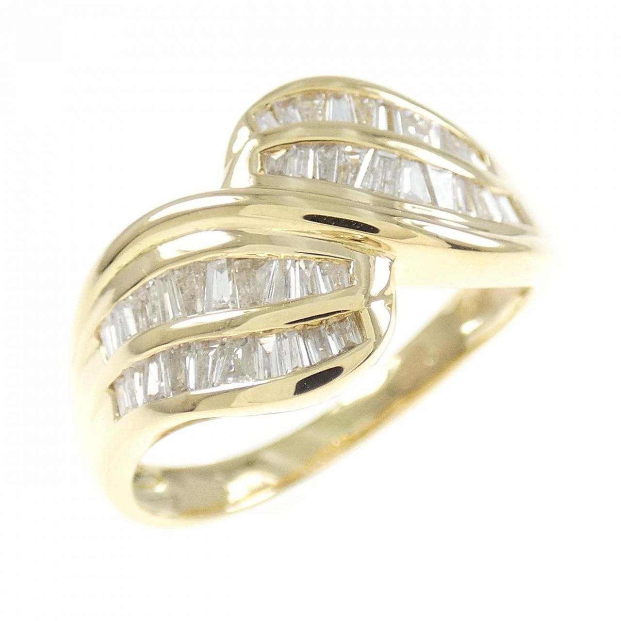 K18YG ダイヤモンド リング 0.50CT
