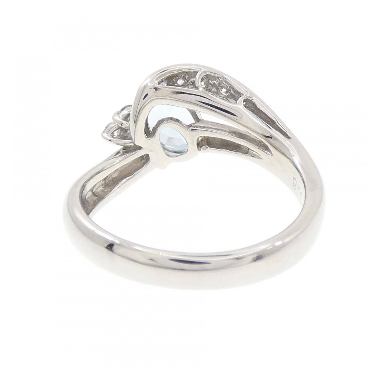 PT900 アクアマリン リング 0.70CT