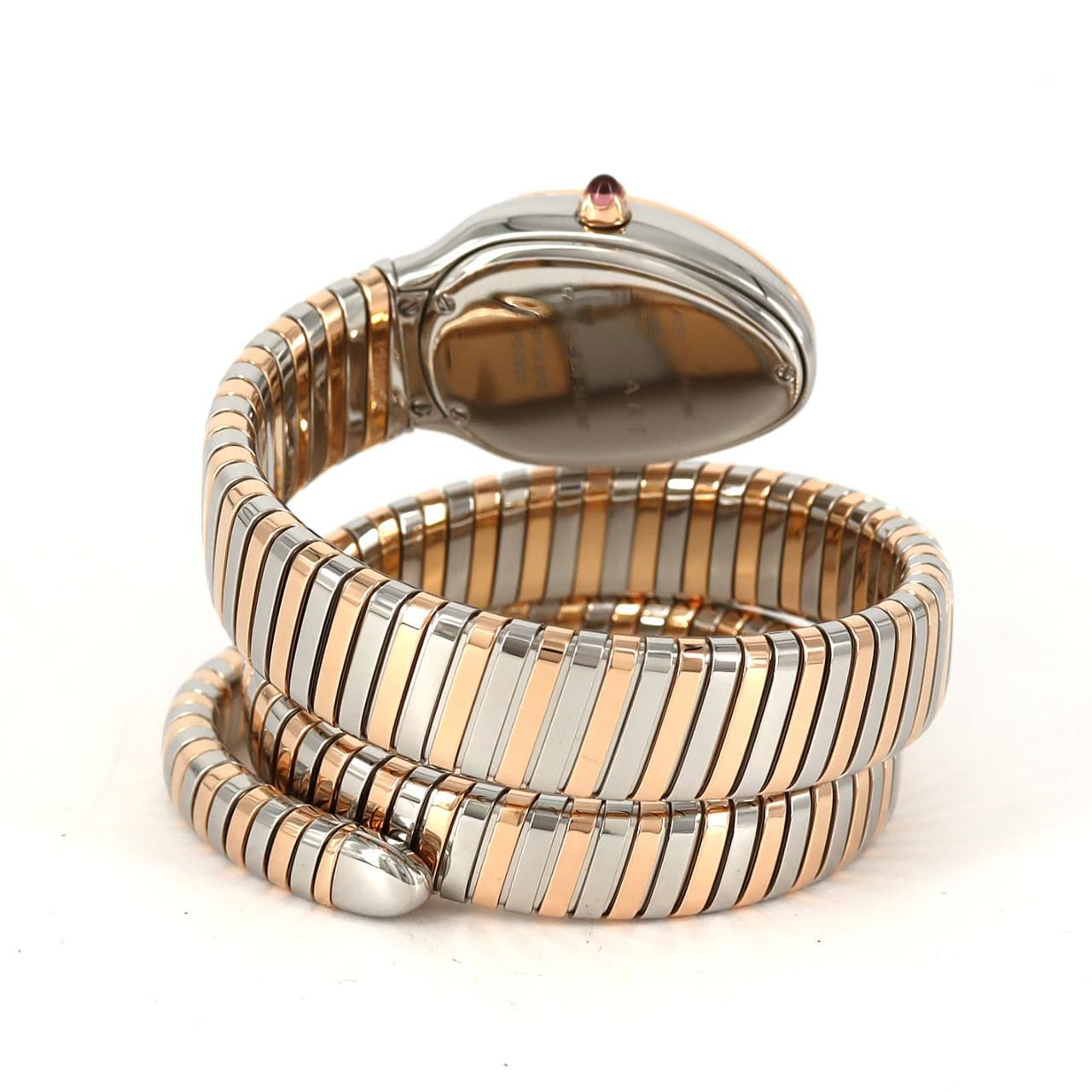 ブルガリ セルペンティトゥボガス Mサイズ PGコンビ/D SP35SPG/SP35BSPGD.2T SSxPG クォーツ