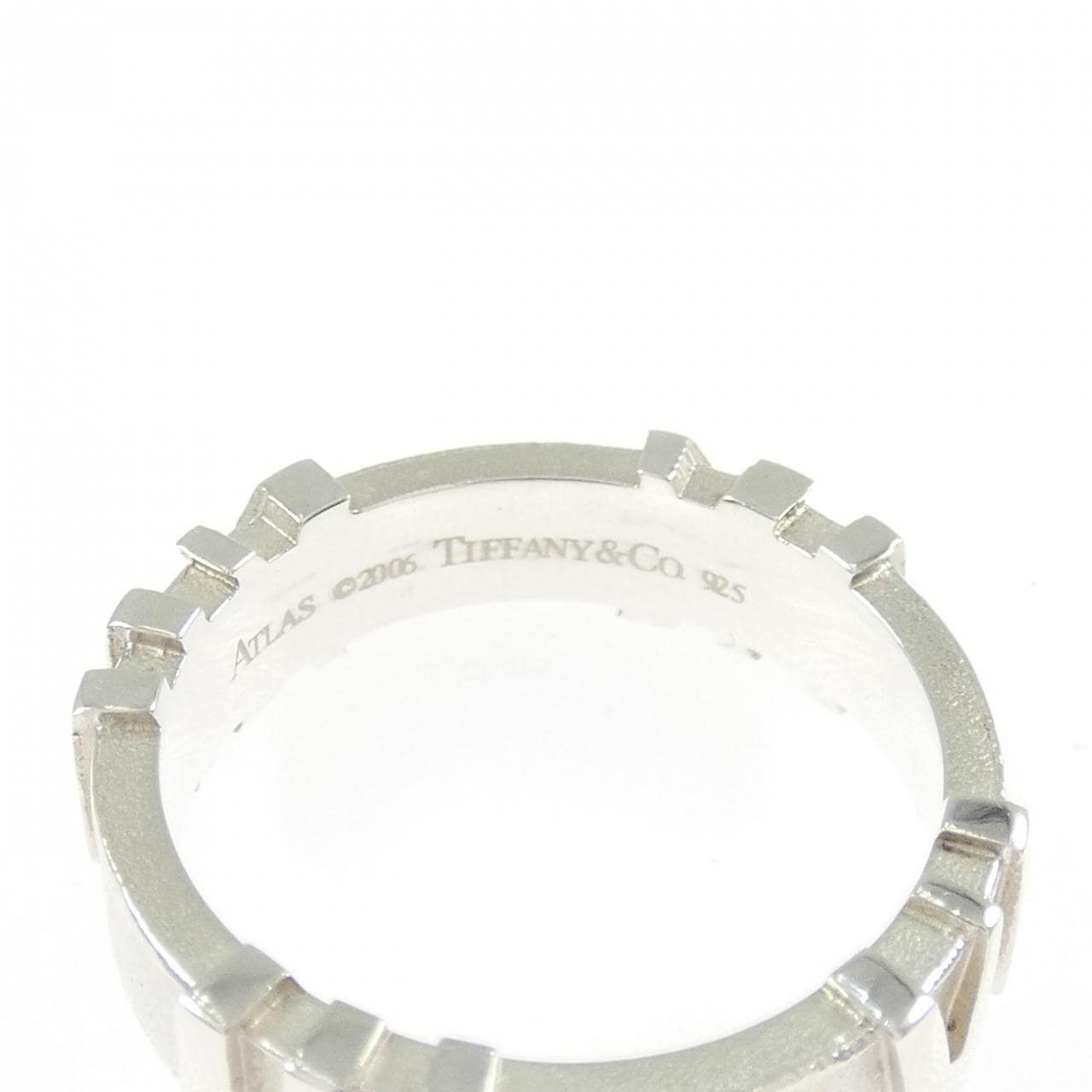 ティファニー アトラス ピンストライプ リング