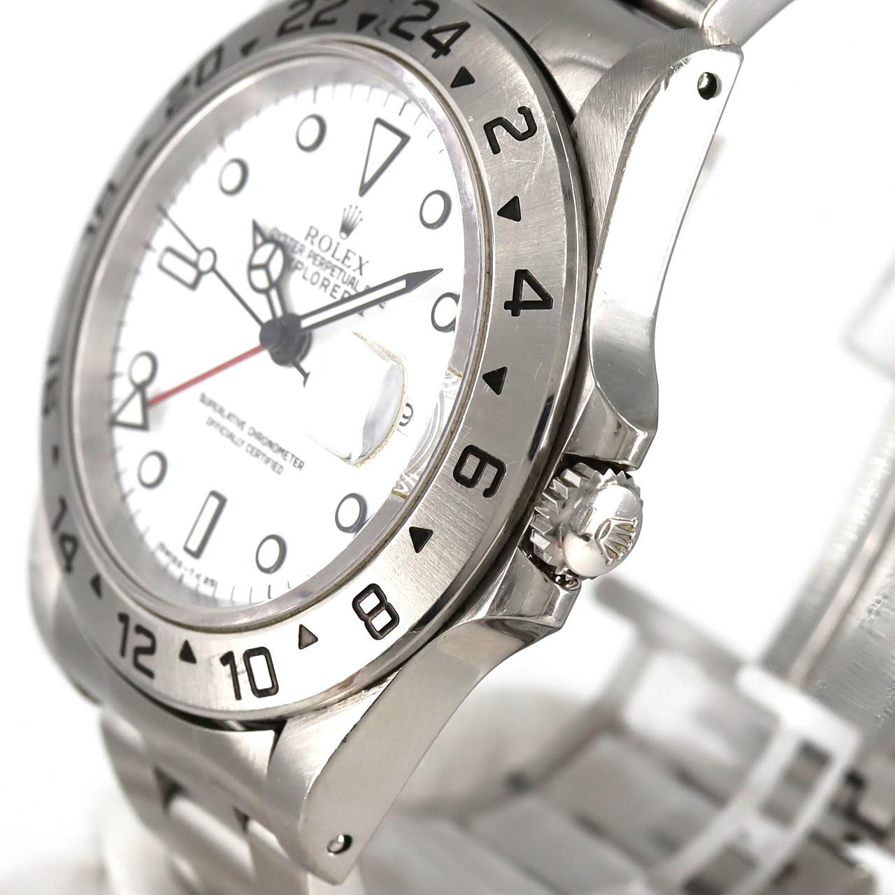【ノーメンテナンス還元価格】ロレックス エクスプローラーⅡ 16570 SS 自動巻 T番