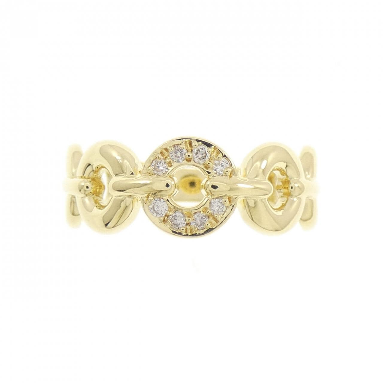 K18YG ダイヤモンド リング 0.08CT