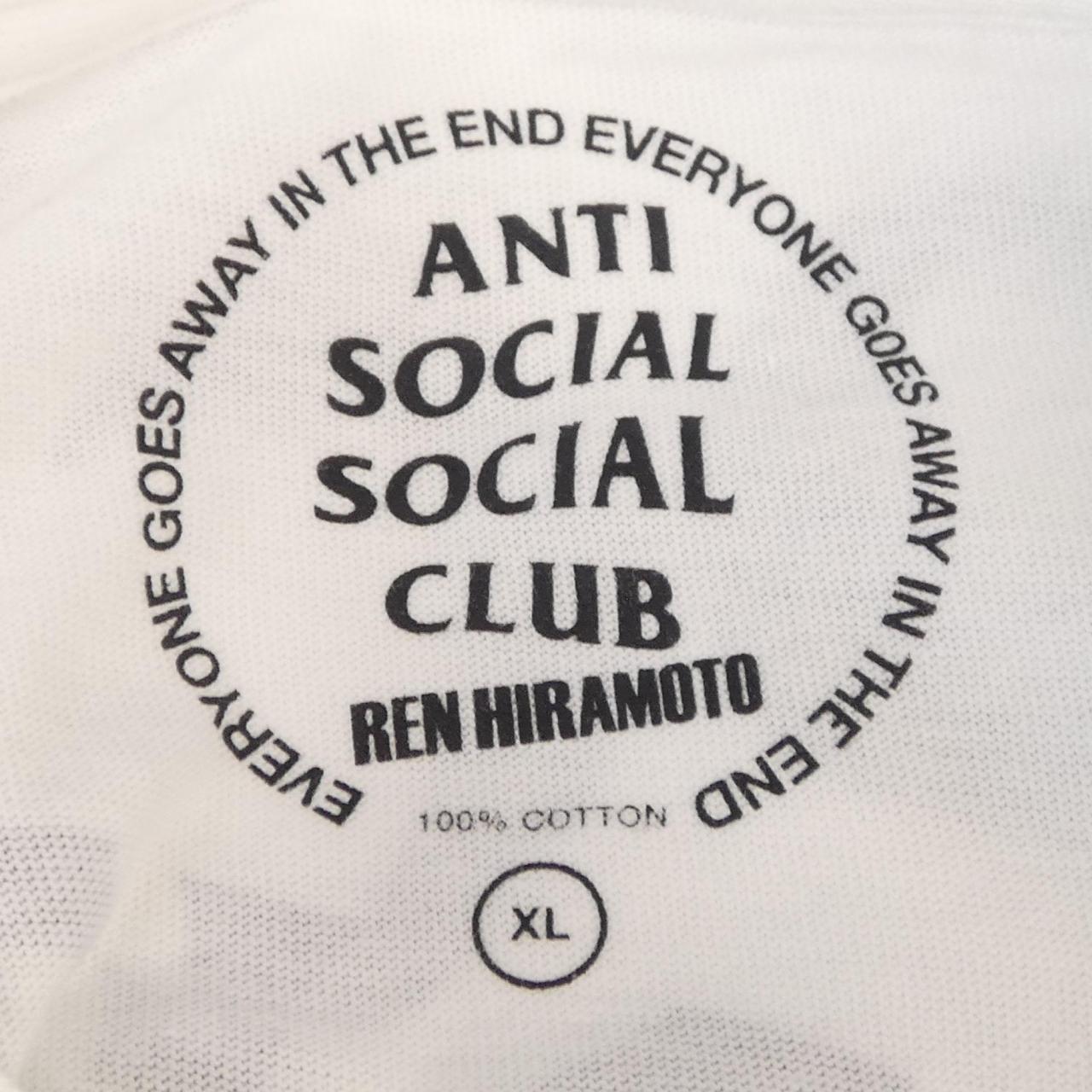アンチソーシャルソーシャルクラブ ANTI SOCIAL SOCIAL CLUB REN HIRAMOTO Tシャツ