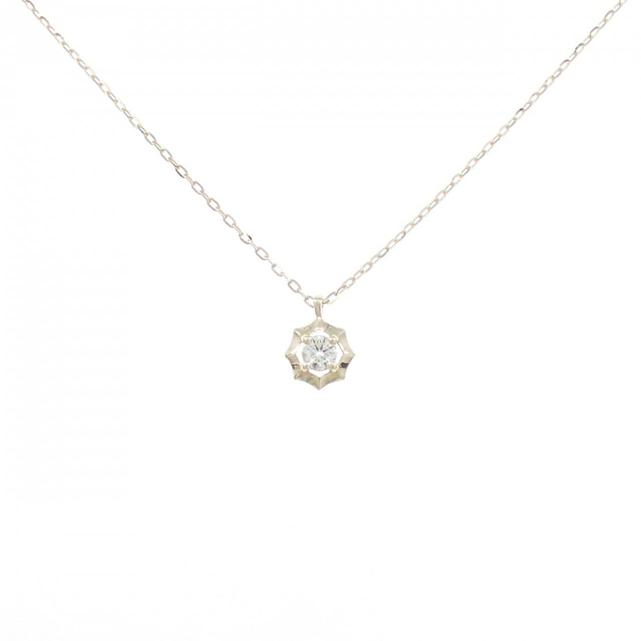 K10YG ダイヤモンド ネックレス 0.05CT
