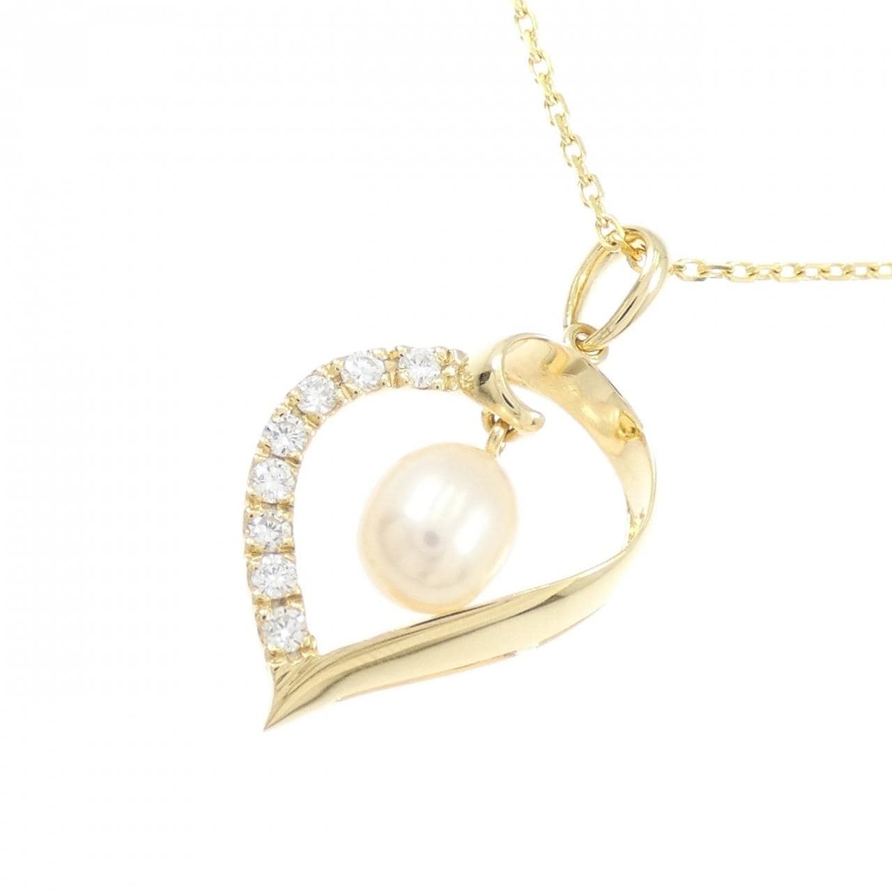 K18YG 淡水パール ネックレス