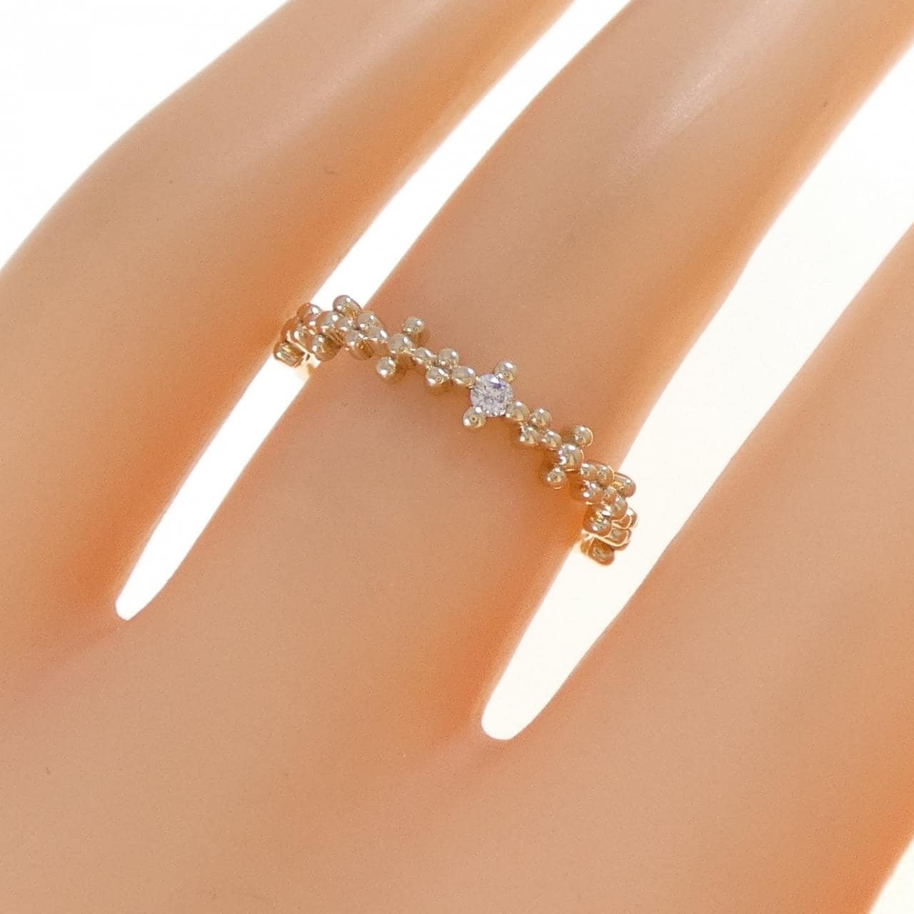 K10YG ダイヤモンド リング