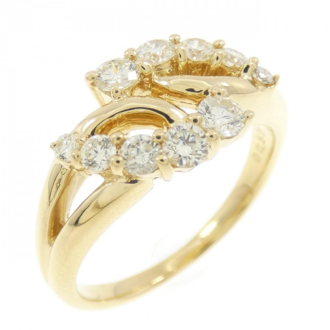 K18YG ダイヤモンド リング 0.50CT