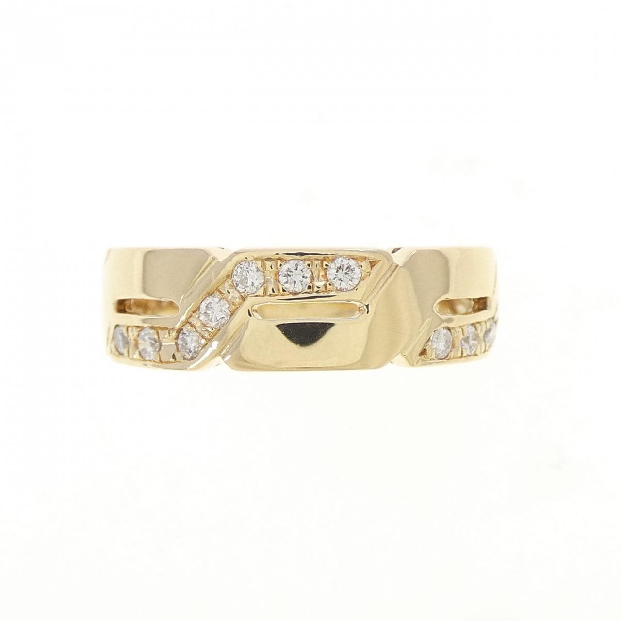 K18YG ダイヤモンド リング 0.10CT