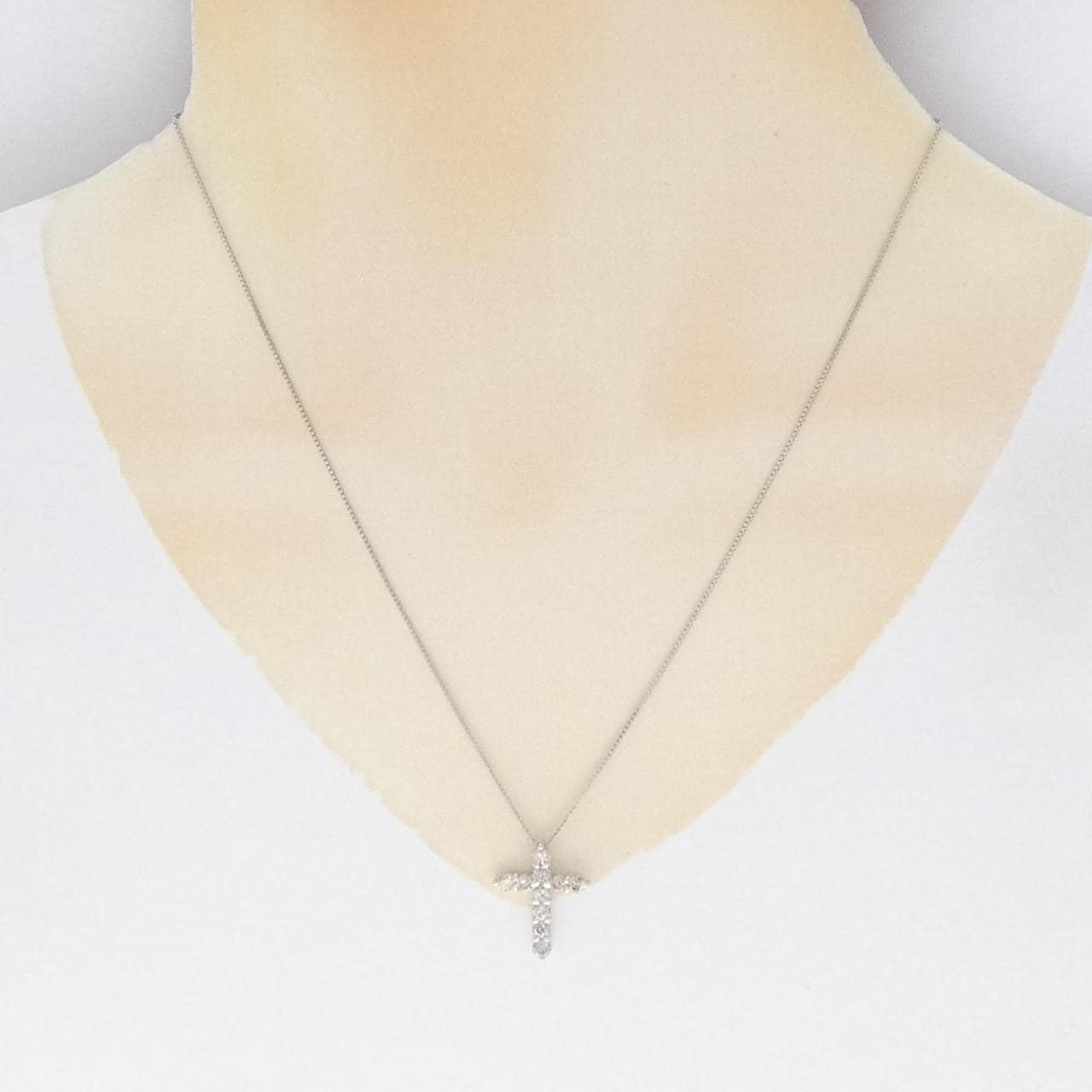PT クロス ダイヤモンド ネックレス 1.00CT