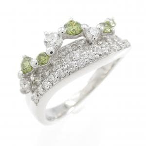 K18WG ダイヤモンド リング 0.24CT