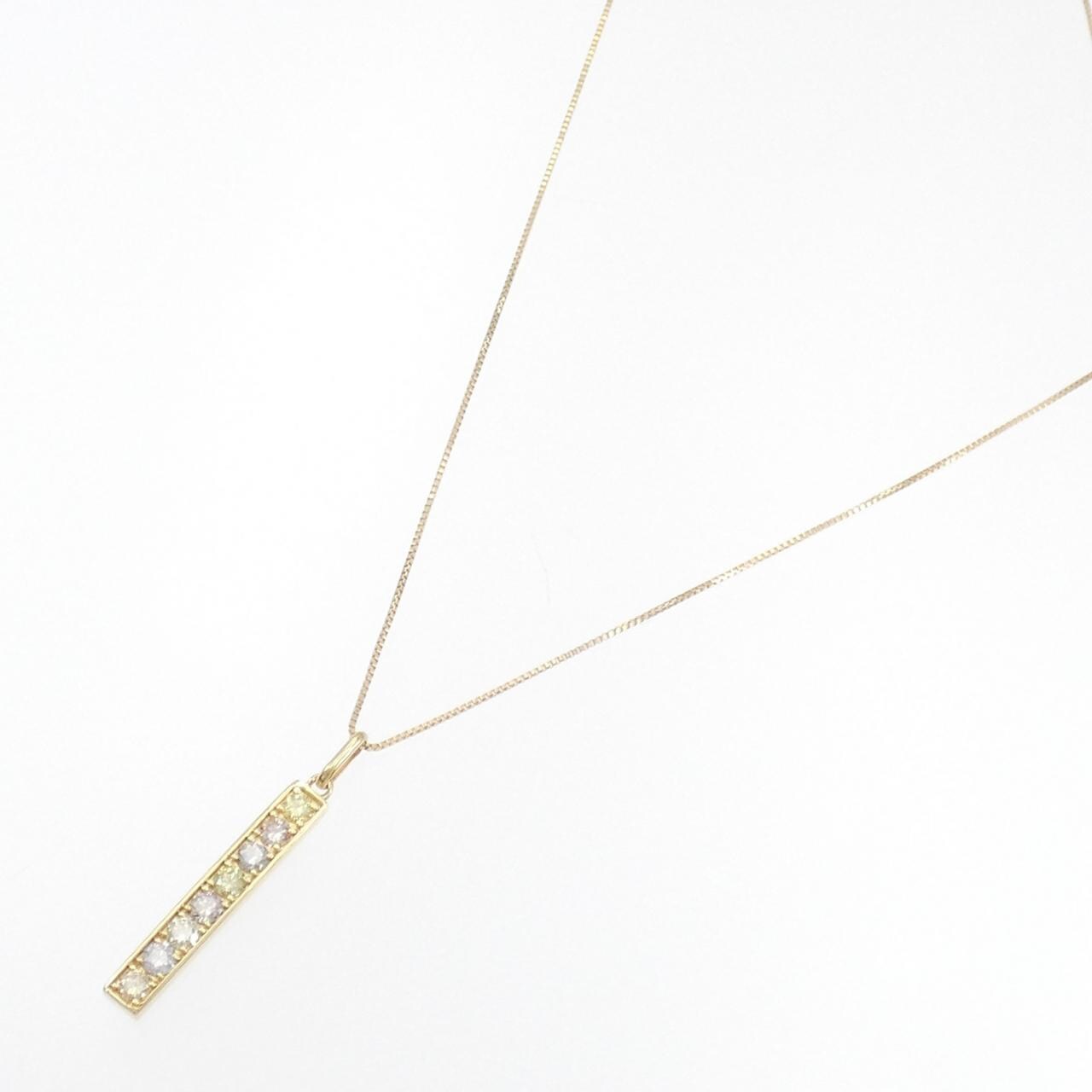 K18YG ダイヤモンド ネックレス 0.70CT
