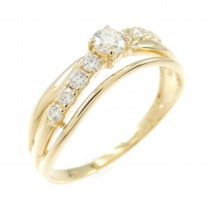 K18YG ダイヤモンド リング 0.30CT