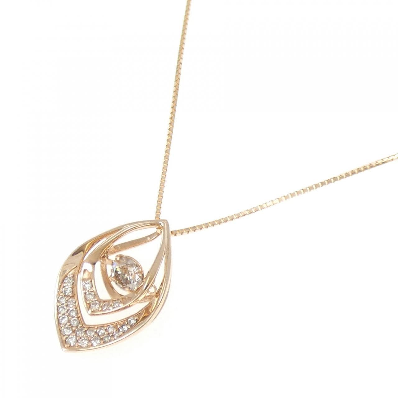 K18PG ダイヤモンド ネックレス 0.25CT