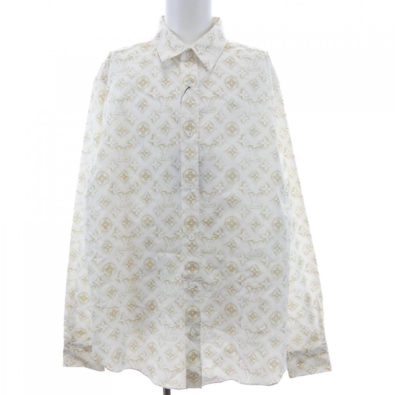 ルイヴィトン LOUIS VUITTON モノグラムロングスリーブコットンシャツ HPS33WZR6 シャツ