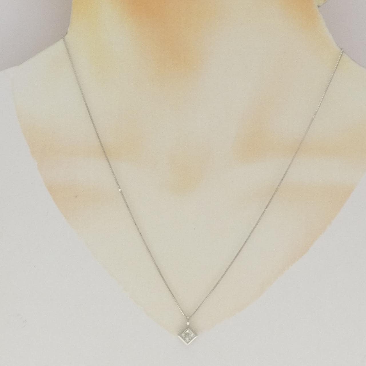 PT900/PT850 ダイヤモンド ネックレス 0.30CT