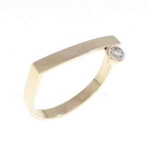 ヒロタカ ゴールドバー リング 0.06CT