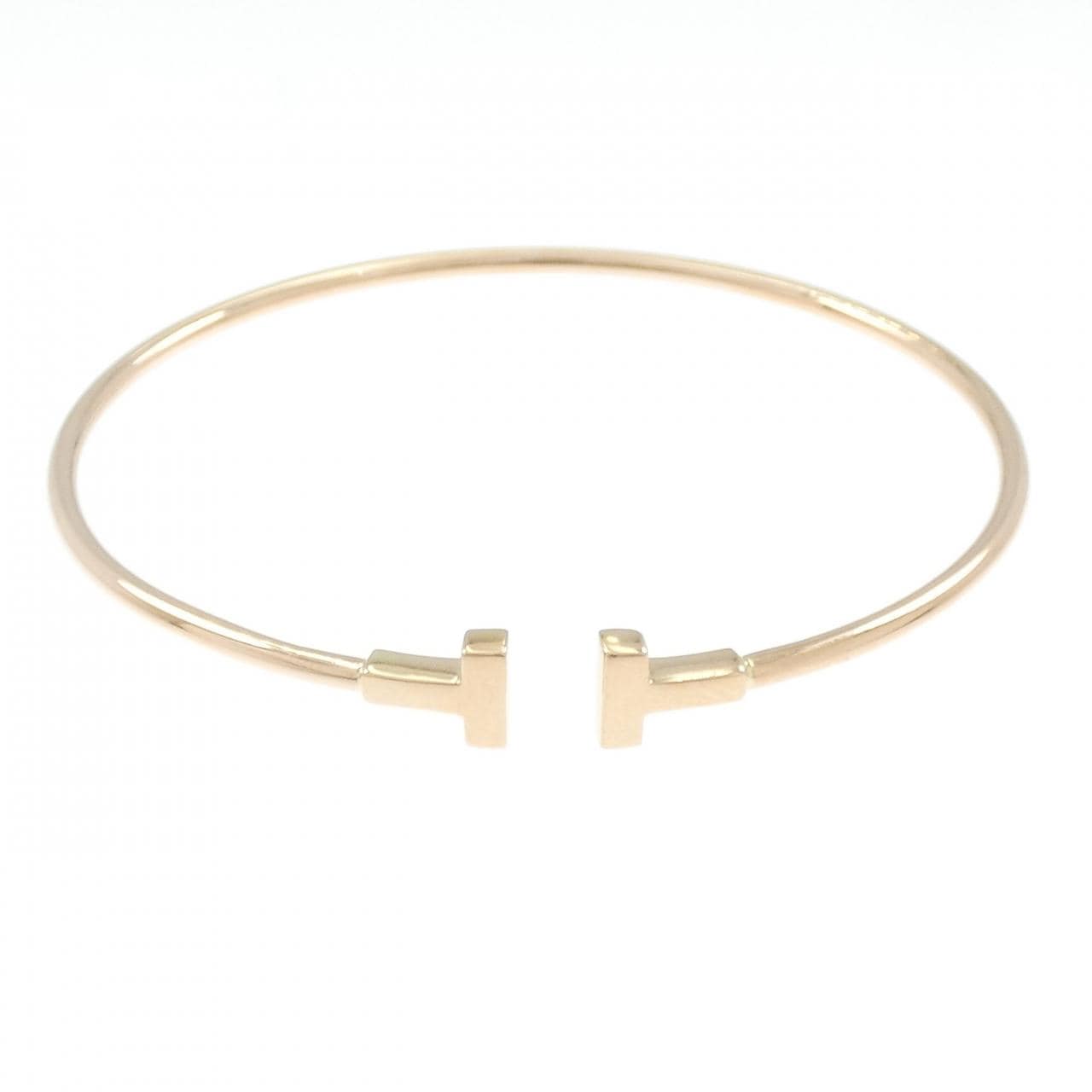 ティファニー Tナローワイヤー バングル