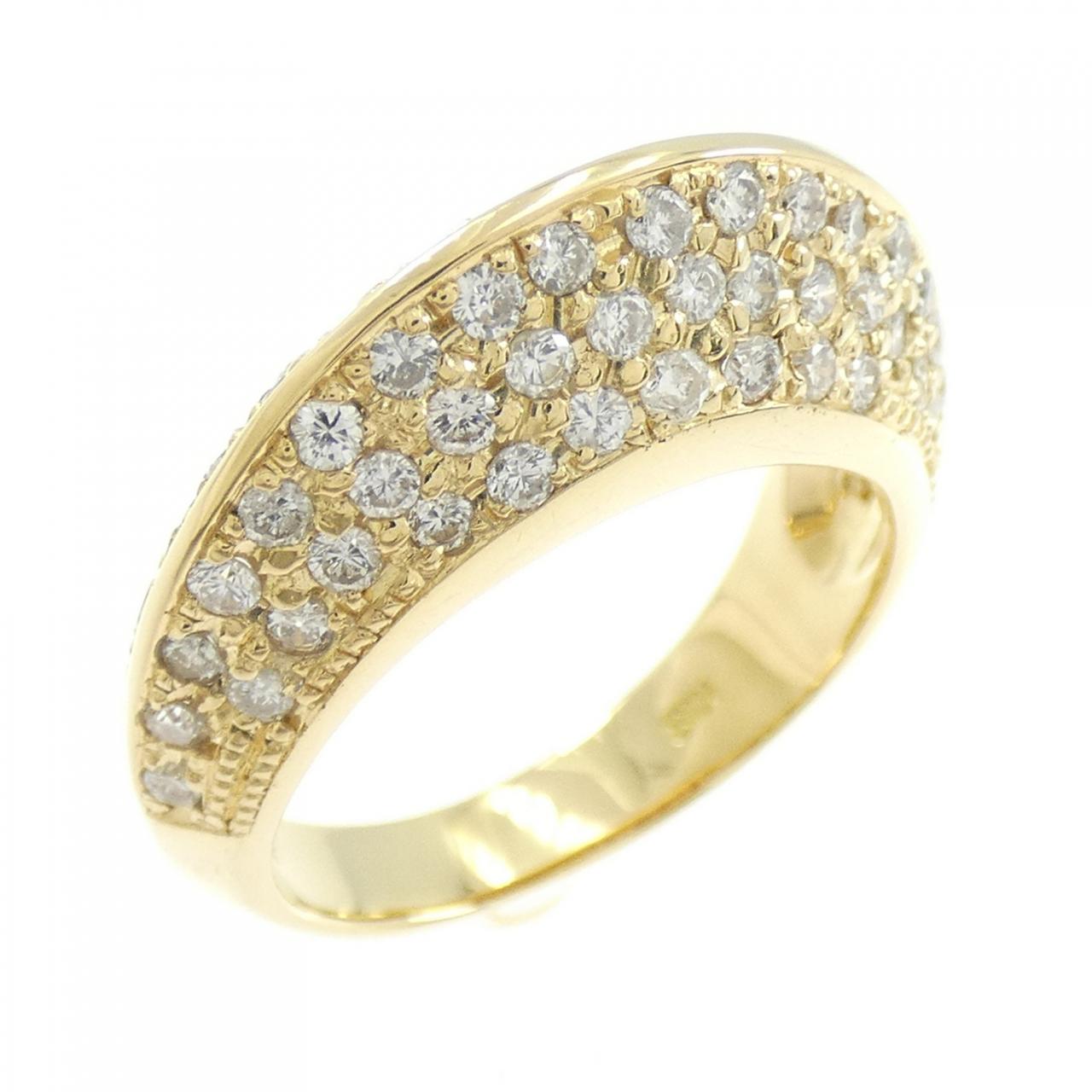 K18YG ダイヤモンド リング 1.17CT