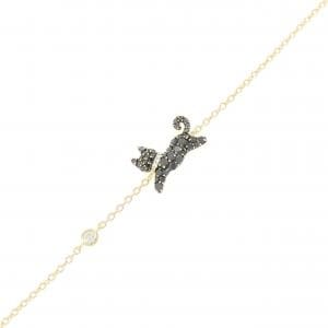 K18YG キャット ダイヤモンド ブレスレット 0.30CT