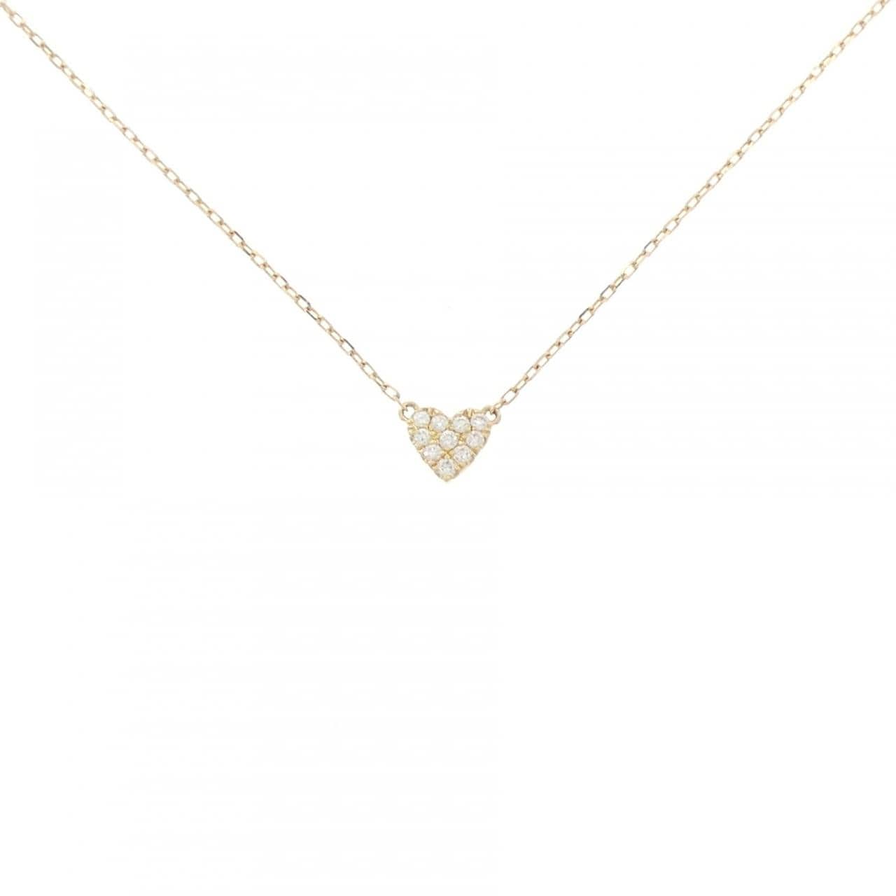 アーカー ハートパヴェ ネックレス 0.05CT