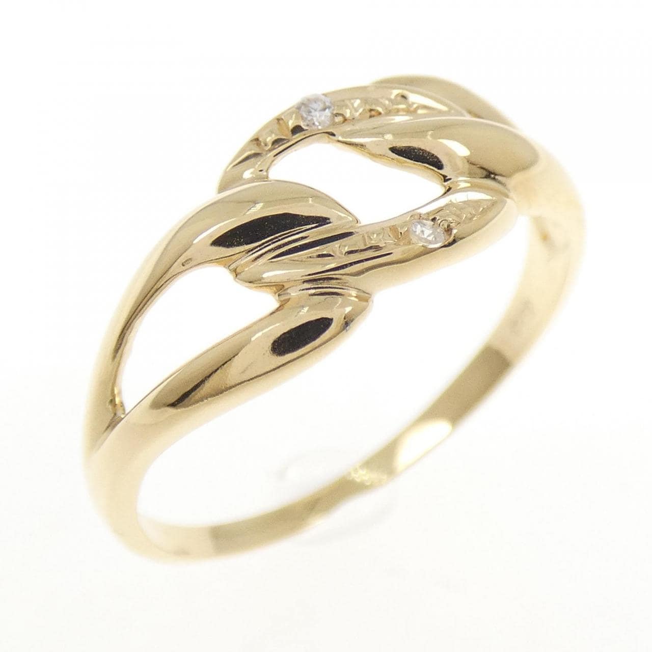 K18YG ダイヤモンド リング 0.01CT