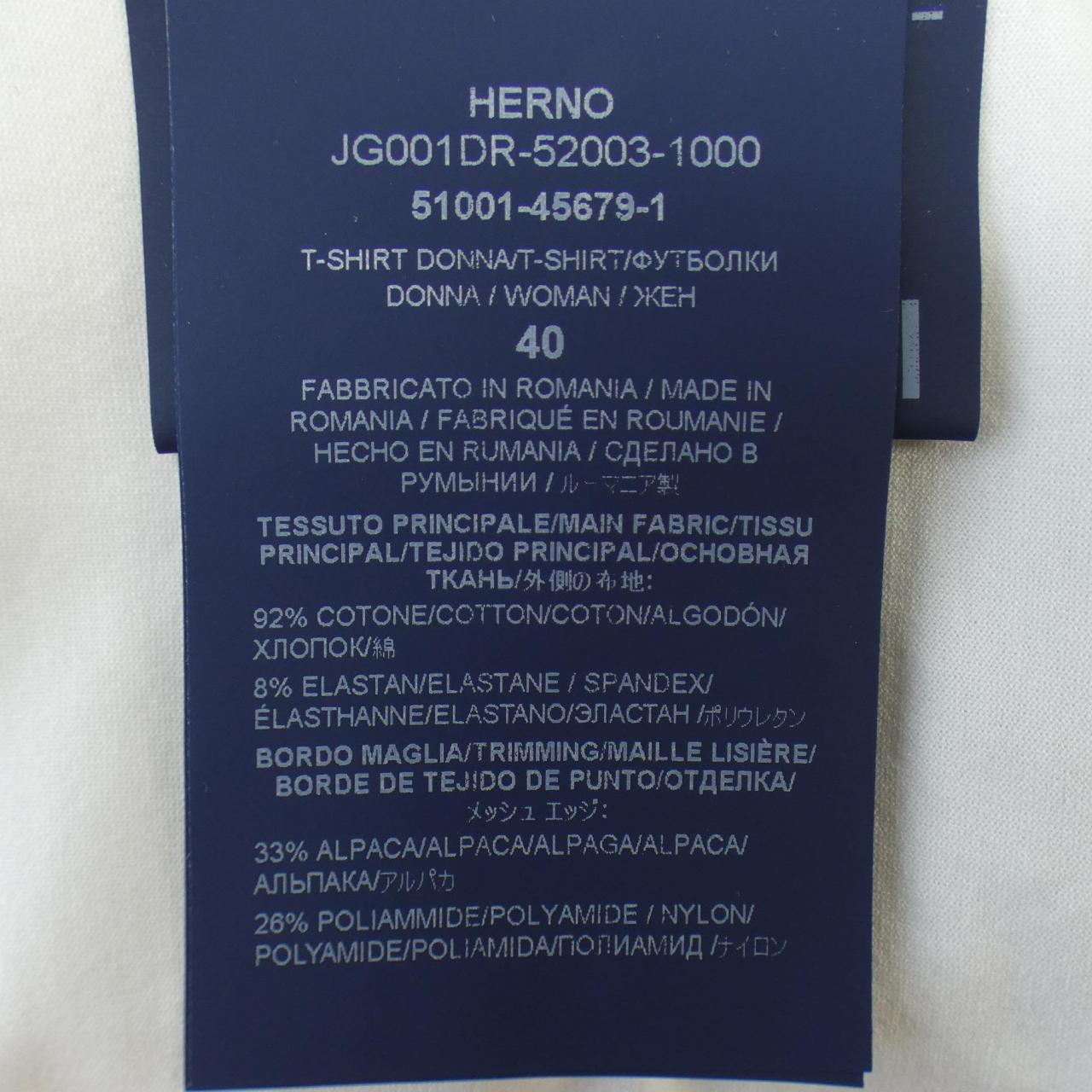 HERNO Tシャツ