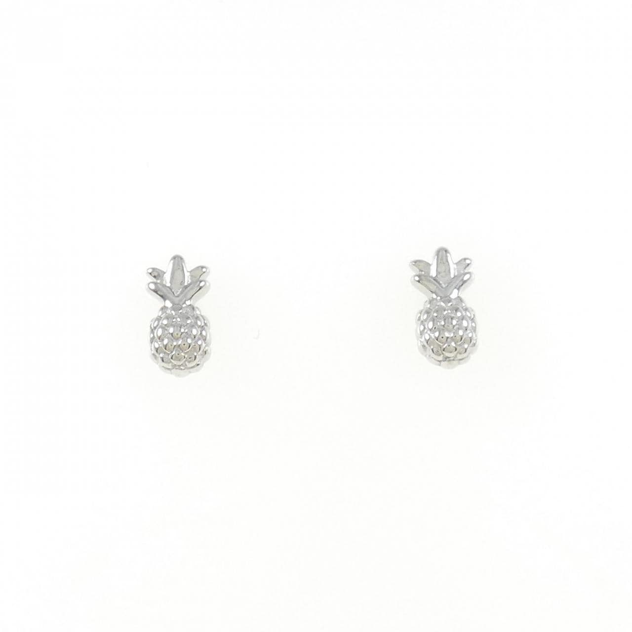 K18WG パイナップル ピアス