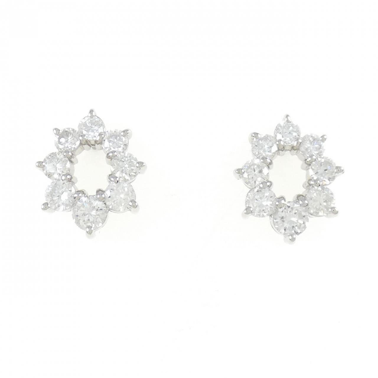 PT ダイヤモンド ピアス 2.00CT