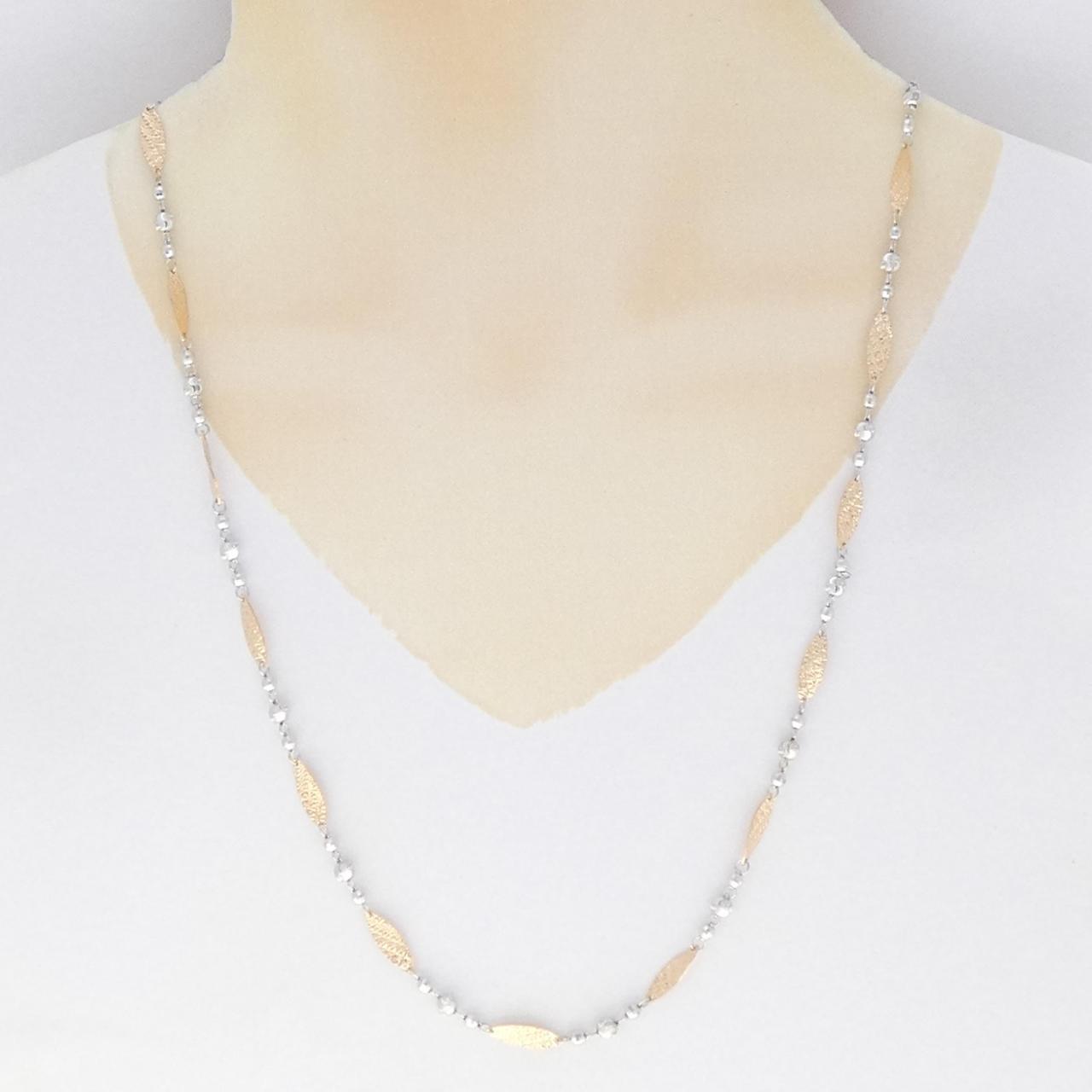 K18PG/K18WG 2WAY ネックレス