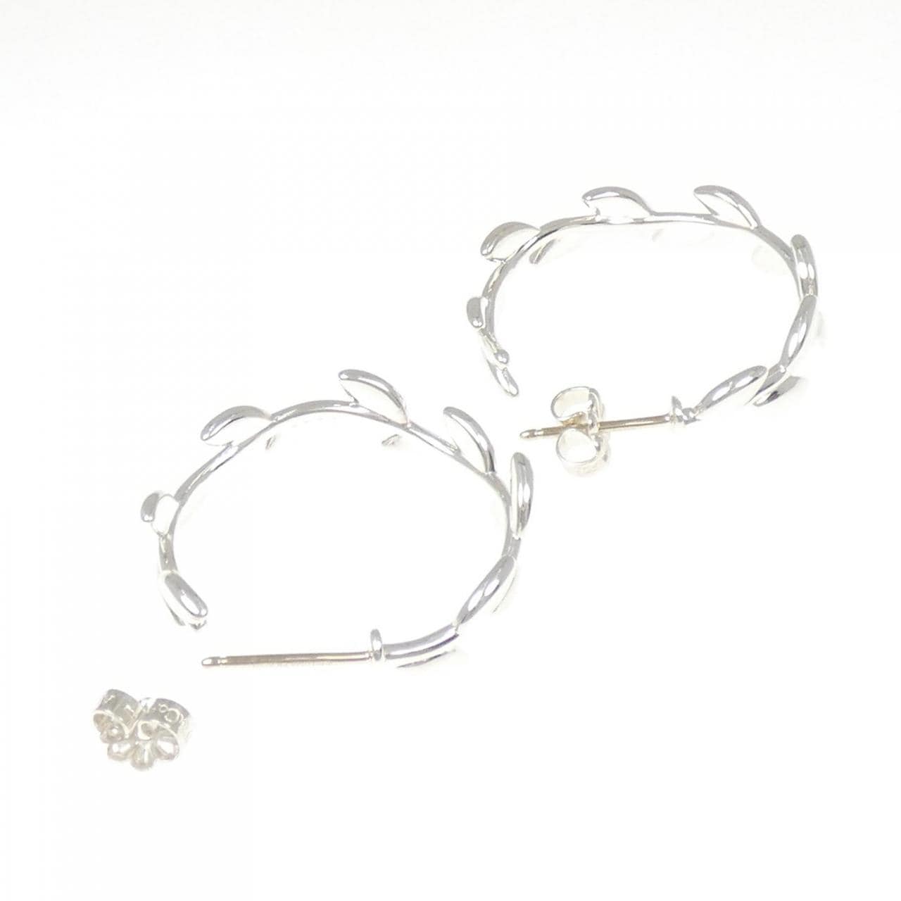 ティファニー オリーブリーフ フープ ピアス