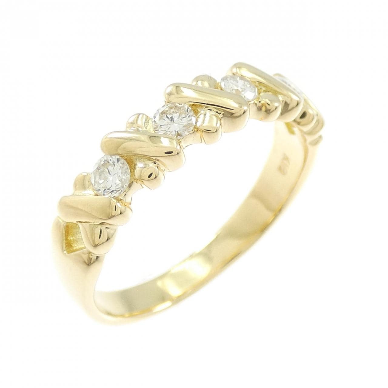 K18YG ダイヤモンド リング 0.20CT