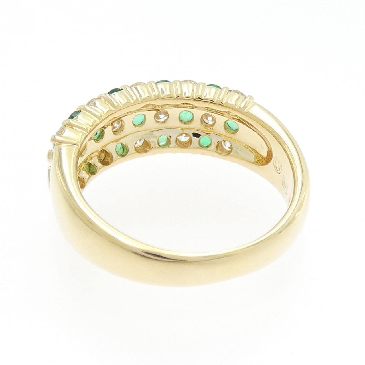 K18YG エメラルド リング 0.41CT