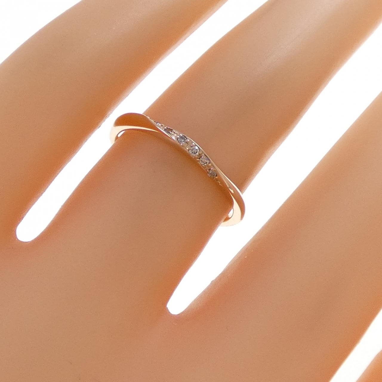 K10PG ダイヤモンド リング 0.03CT