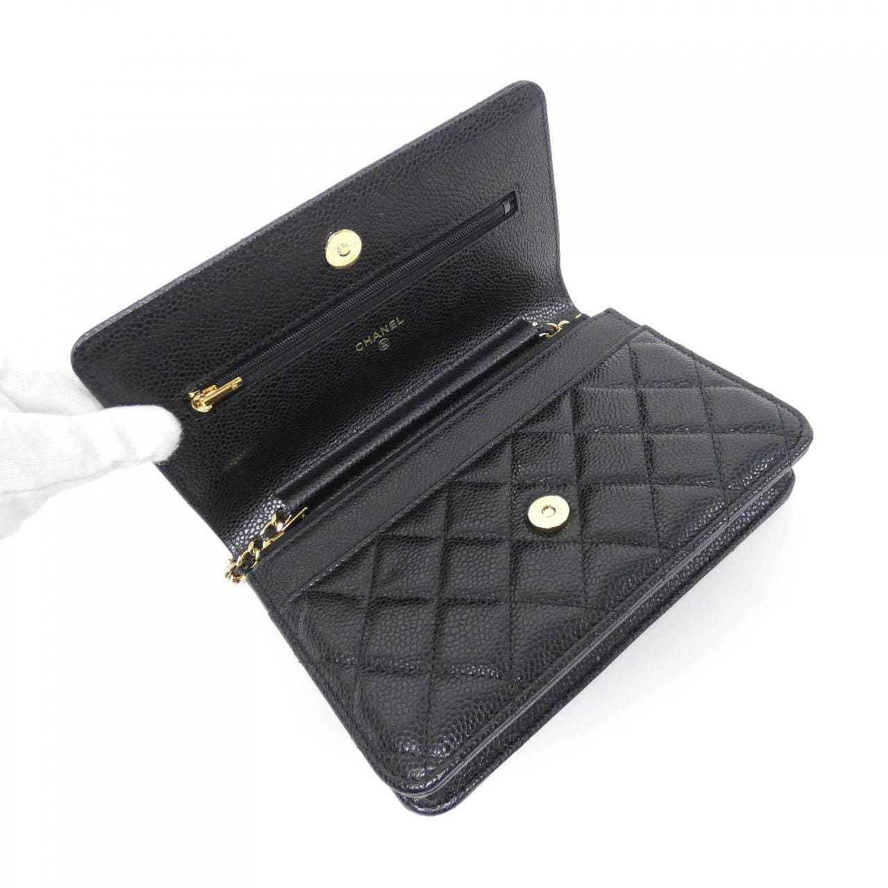 シャネル タイムレスクラシック ライン AP0250 チェーンウォレット